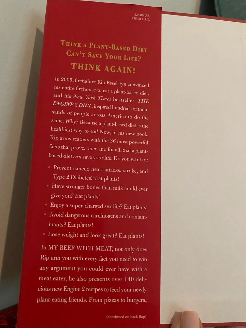 “My Beef With Meat” hardcover